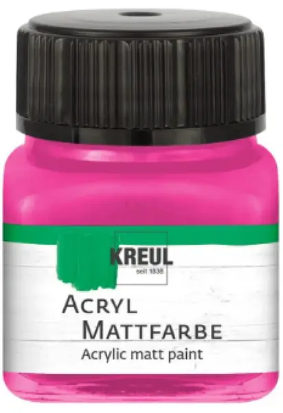 Akrylová barva Kreul Matt – 11 Pink