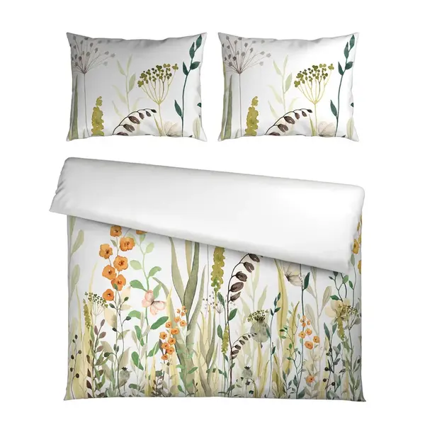 Esposa OBOUSTRANNÉ POVLEČENÍ, satén, zelená, 200/200 cm