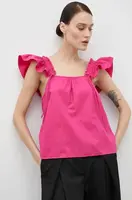 Bavlněný top 2NDDAY růžová barva