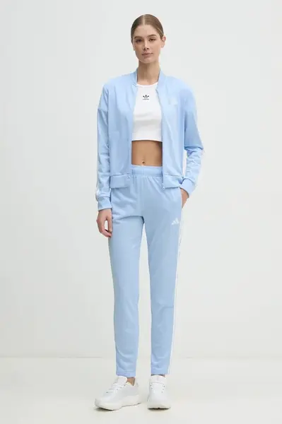 Tepláková souprava adidas 3-Stripes modrá barva, JF3382