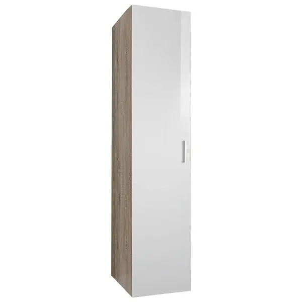 Xora SKŘÍŇ NA ODĚV, bílá, barvy dubu, 45/185/54 cm