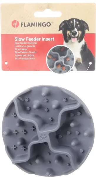 Flamingo Woopy vložka do misky pro pomalejší jedení 1 ks - 12 cm x 3,2 cm