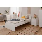 MID.YOU POSTEL, 90/200 cm, bílá