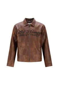 Ed Hardy Prechodná bunda  hnedá / čierna