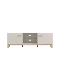 Hom`in KOMODA POD TELEVIZI, kašmírová, dub artisan, 154/50,5/41,5 cm