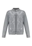 Ed Hardy Prechodná bunda  modrá denim / biela
