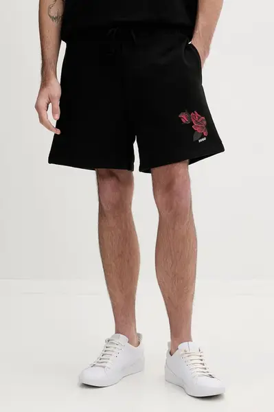 Bavlněné šortky HUGO Dagety