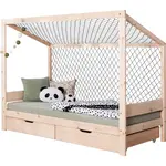 MID.YOU POSTEL S ÚLOŽNÝM PROSTOREM, 90/200 cm, přírodní barvy