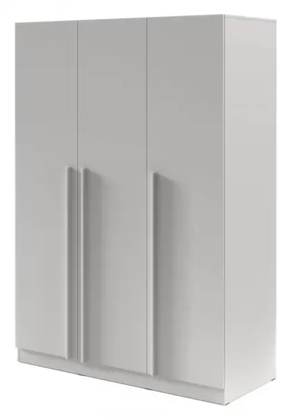 Třídveřová šatní skříň arturo - platinová šedá
