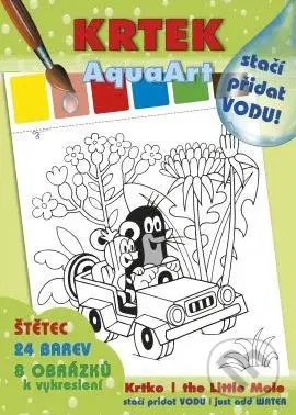 AquaArt Krtek - omalovánka (Stačí přidat vodu!) - kniha z kategorie Omalovánky
