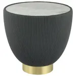 MID.YOU ODKLÁDACÍ STOLEK, tmavě šedá