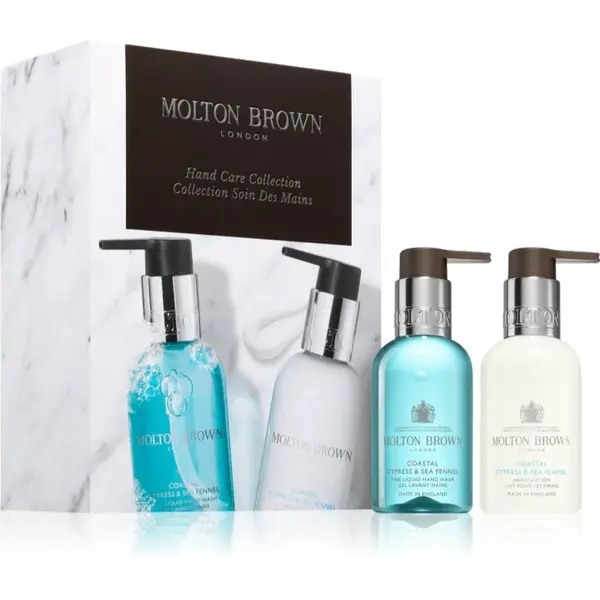 Molton Brown Coastal Cypress & Sea Fennel dárková sada na ruce