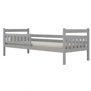 Postel Dawid standard + zábrana 80x160 šedá