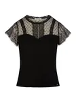 Morgan Tričko 'DAPHNE'  čierna