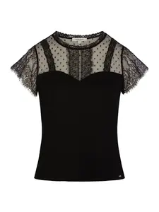 Morgan Tričko 'DAPHNE'  čierna