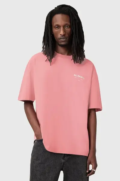 Bavlněné tričko AllSaints UNDERGROUND