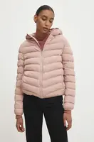 Bunda Answear.LAB dámská, růžová barva, přechodná
