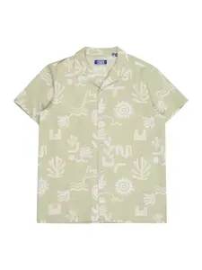 Jack & Jones Junior Košeľa 'JORLUKE'  trstinová / biela