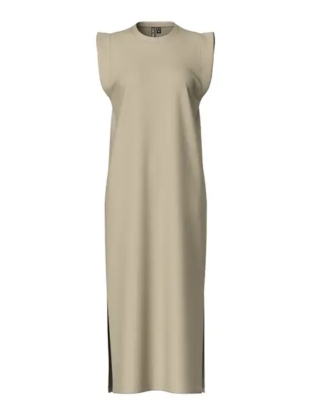 PIECES Šaty 'Chilli'  tmavobéžová