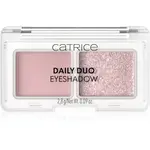 Catrice Daily Duo Eyeshadow duo oční stíny odstín 020 On The Go Rosé 2.8 g