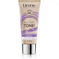 Lirene ALL DAY TONE! hydratační make-up pro zářivý vzhled pleti odstín 02 Natural 30 ml
