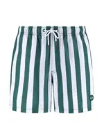 Shiwi Plavecké šortky  tmavozelená / biela