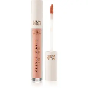 MUA Makeup Academy Velvet Matte Nude Edition matný tekutý rúž odtieň Tempting 3 ml