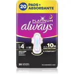 Always Platinum Secure Night Size 4 vložky na noc 20 ks