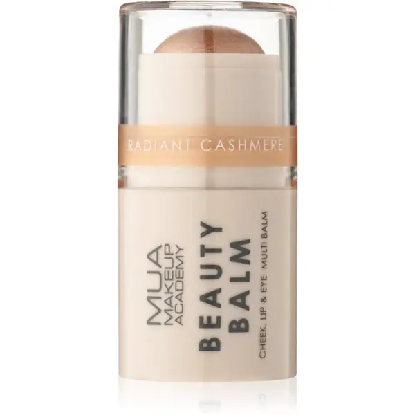 MUA Makeup Academy Beauty Balm krémový rozjasňovač v tyčince odstín Radiant Cashmere 4 g