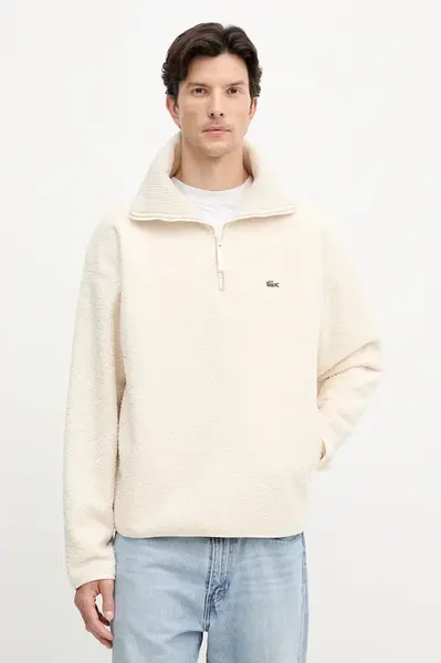 Fleecová mikina Lacoste