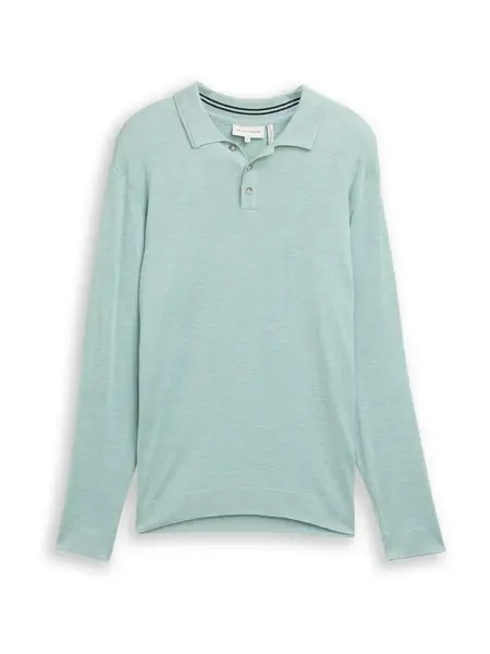 TOM TAILOR Sveter  zelená melírovaná