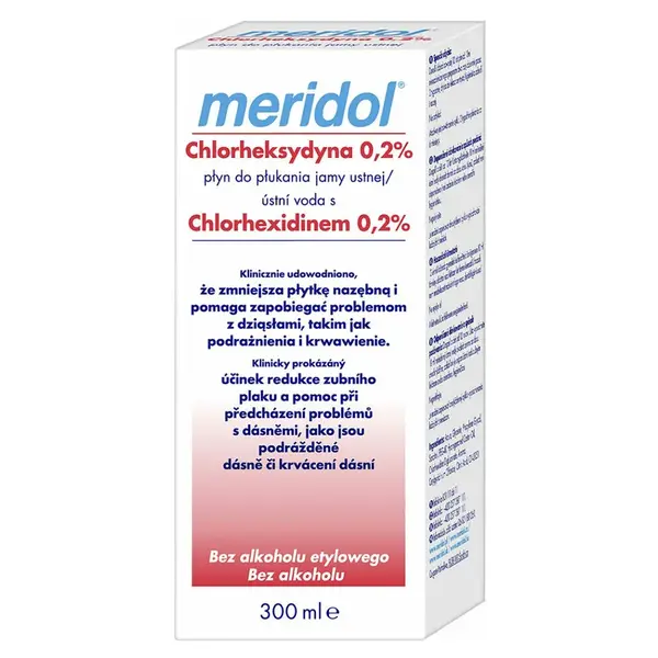 MERIDOL Chlorhexidine 0,2 % Ústní voda 300 ml