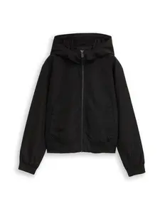 TOM TAILOR DENIM Prechodná bunda  čierna