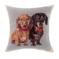 Gobelínový povlak na polštář JEZEVČÍCI 45 x 45 cm