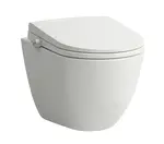 Laufen Cleanet Pro Lite - Elektronický bidet s keramikou, závesný, Rimless, SoftClose, biela H614890000S002