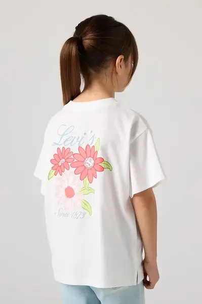 Detské tričko Levi's LEVIS FLORAL OVERSIZED TEE
