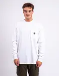 Tričko Carhartt WIP L/S Pocket Heart T-Shirt White/Black