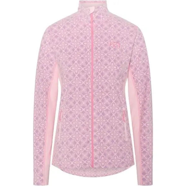 KARI TRAA THALENA Dámská fleecová mikina, růžová, velikost