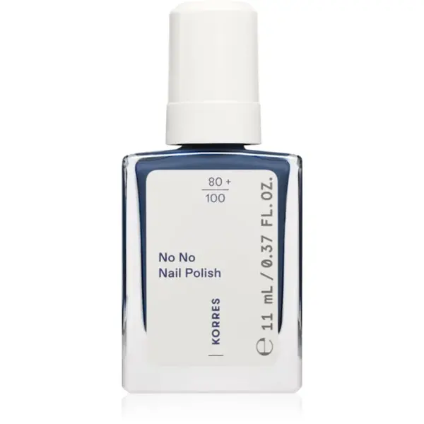 Korres No No Nail Polish pečující lak na nehty odstín 78 Aegan Sea 11 ml