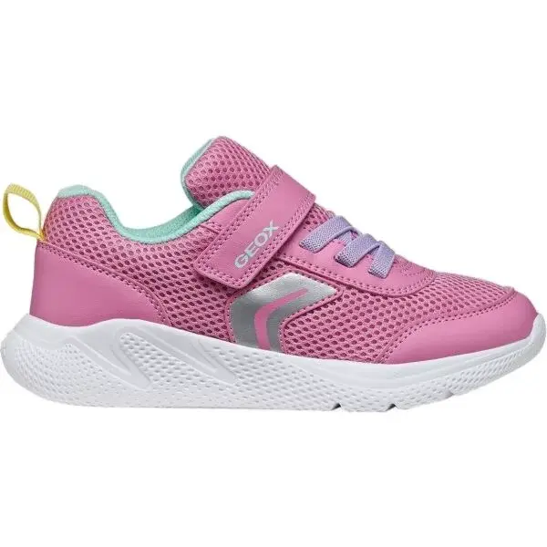 Geox J SPRINTYE G. B Dívčí volnočasová obuv, růžová, velikost