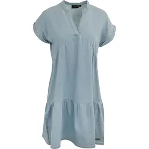 ALPINE PRO EGEMA Dámske šaty, modrá, veľkosť