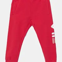 Dětské tepláky Fila BALBOA růžová barva, s potiskem, FAK0124