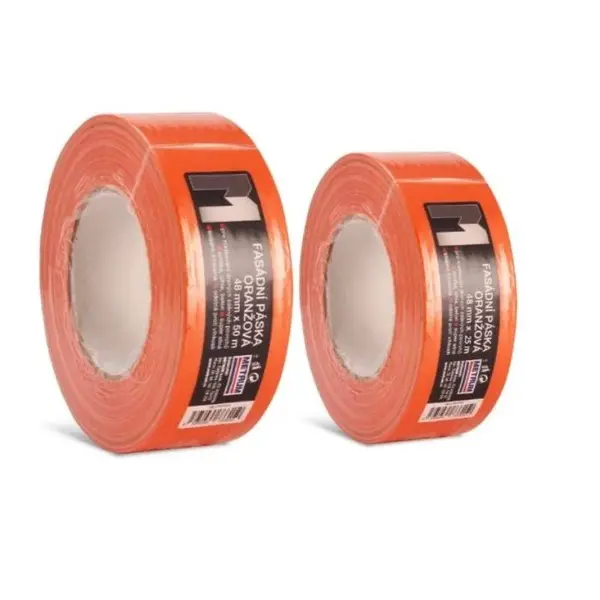 Páska fasádní, 48mm x 50m, oranžová, BULDOK