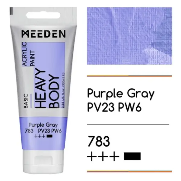 Akrylová barva Meeden 100ml – 783 Purple Gray