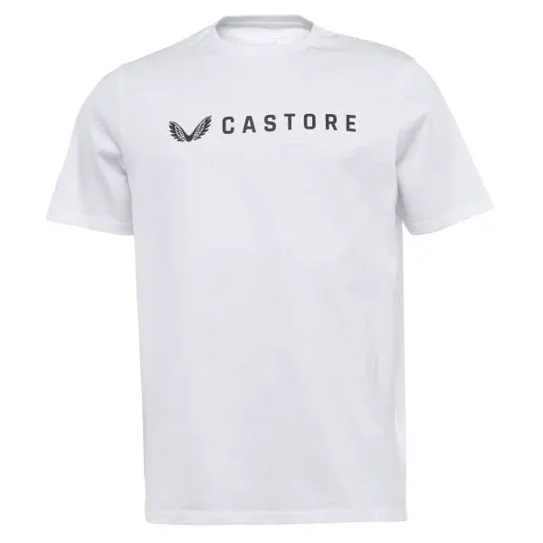CASTORE SS GRAPHIC T-SHIRT Pánské sportovní triko, bílá, velikost XXL