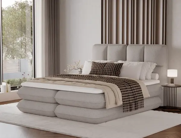 Boxspring Tonila Rozměry: 140 x 200 cm, látka: Royal 18