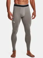 Šedé pánske kompresné legíny Under Armour UA CG Armour Novelty Legging