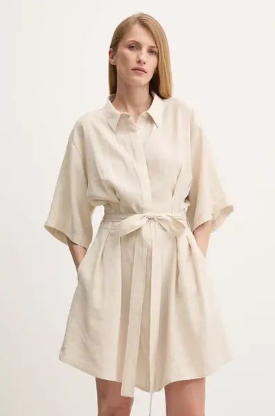 Šaty Answear.LAB béžová barva, mini