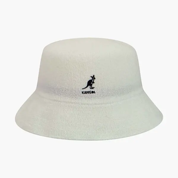Klobouk Kangol Bermuda Bucket bílá barva, K3050ST.WHITE-WHITE
