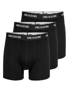 Only & Sons Boxerky 'ONSFitz'  čierna / biela